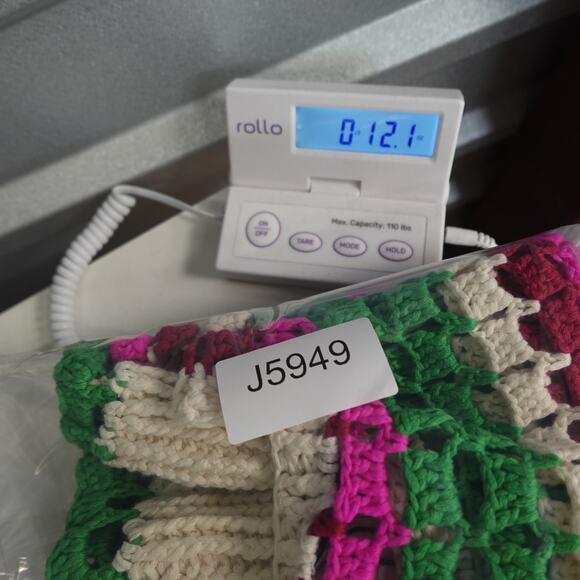 Greylin Sweater Womens Small NWT Paola Crochet Crew Neck Open Knit Multicolor - Picture 11 of 11